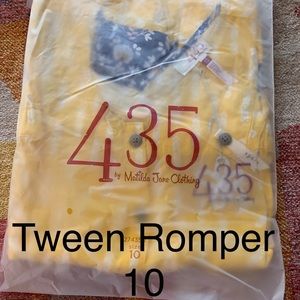 Tween size! The Buzz Romper- Matilda Jane